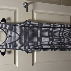 Navy sweater like sundress